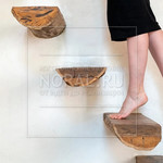 Торец деревянных ступеней 