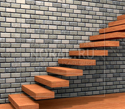 Монтаж консольной лестницы