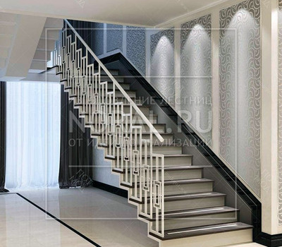 Красивая минималистическая лестница в современном стиле
